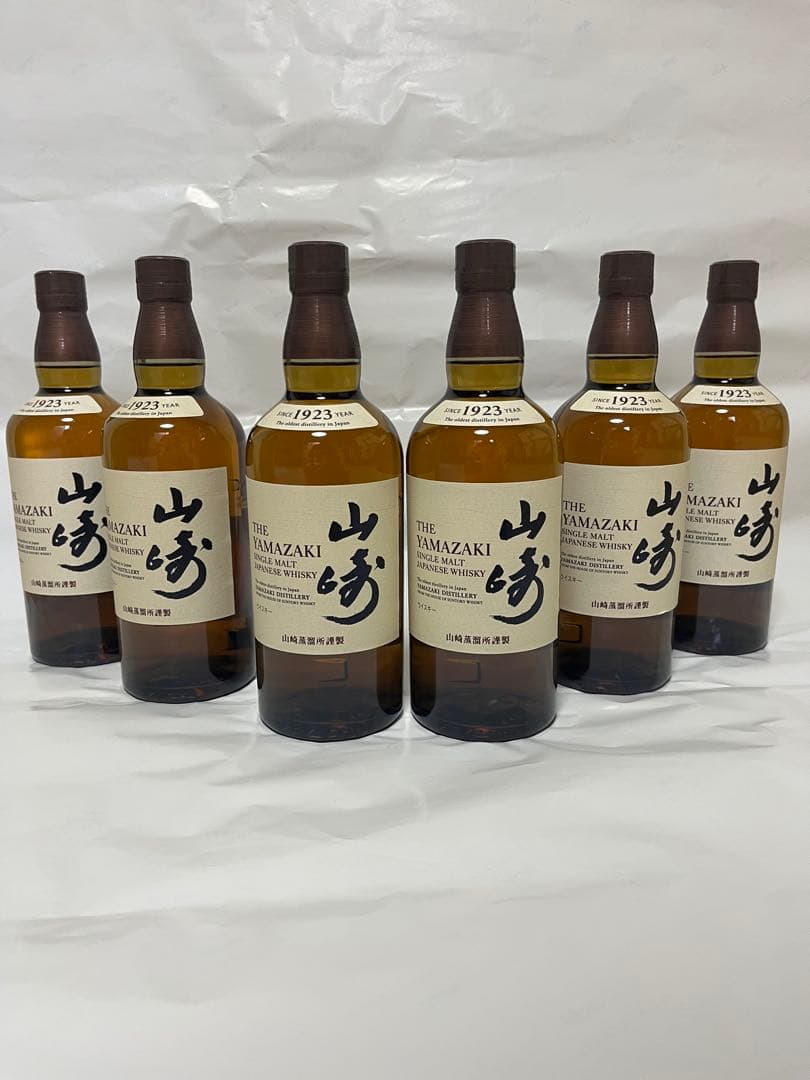 山崎 ザ・山崎 700ml シングルモルトウイスキー 6本セット 43%
