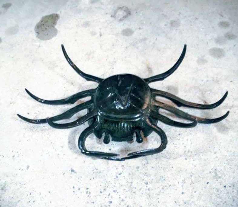 希少 美品 骨董品 アンティーク 茶道 真鍮 銅 カニ 昭和レトロ 置物 仏像