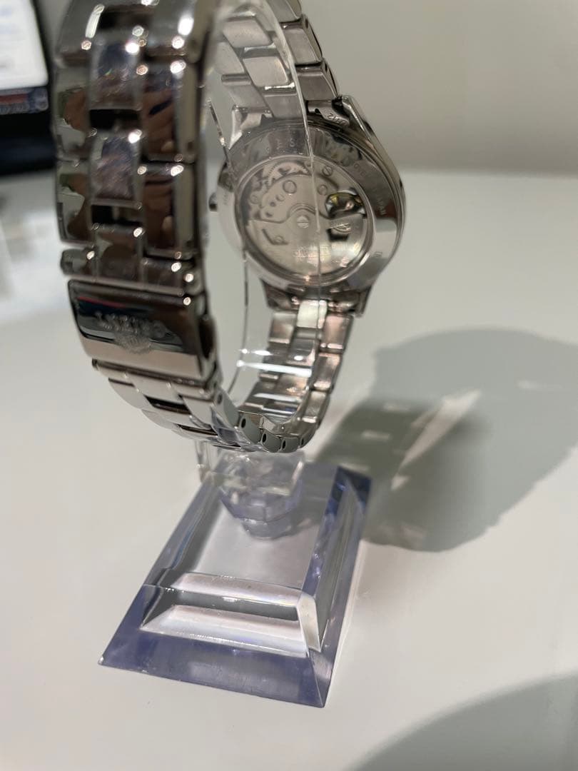 [美品]ORIENT オートマチック オープンハート メンズ 自動巻き 腕時計