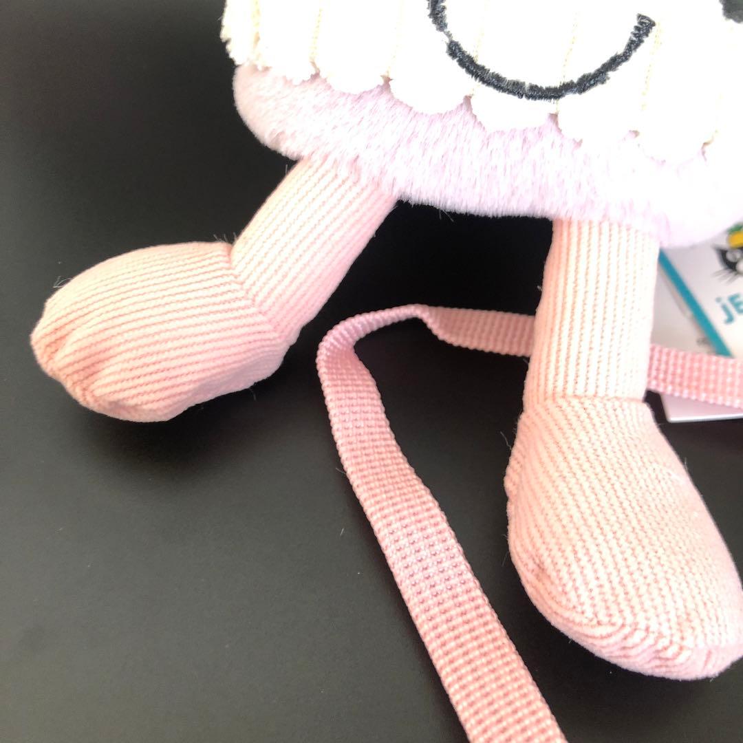  ピンク コーヒーカップ バッグ ぬいぐるみ