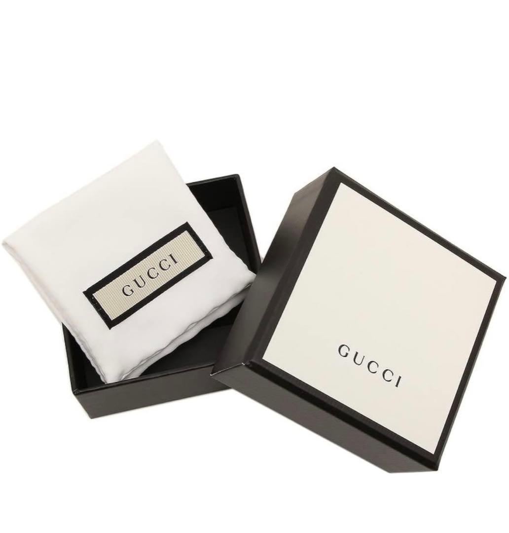 GUCCI リング 15号　インターロッキング シルバ ー Y223