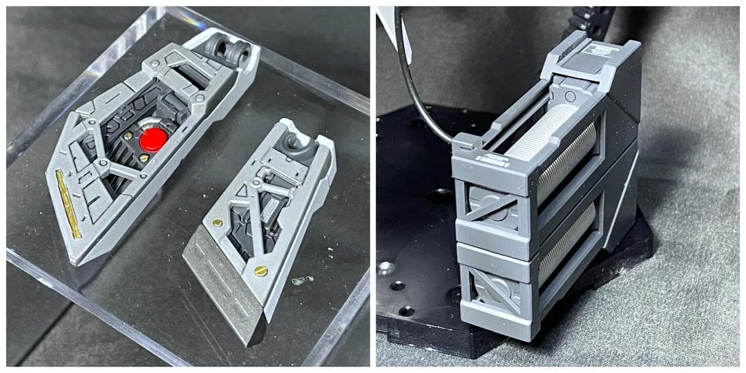 RG Hi-νガンダム＋ハイパー・メガ・バズーカ・ランチャー 全塗装完成品