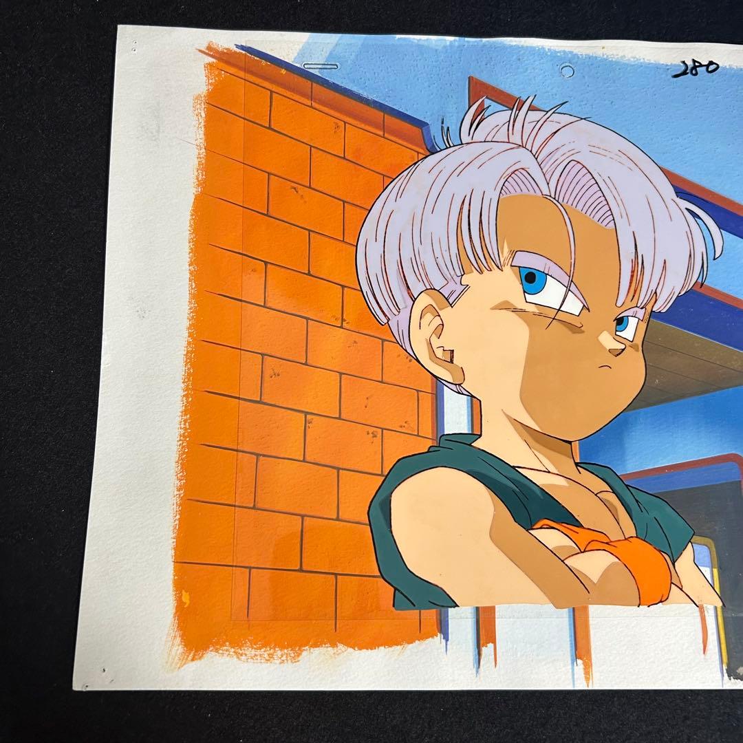 専用 鑑定書付き ドラゴンボールZ セル画 トランクス 少年期 当時物 背景