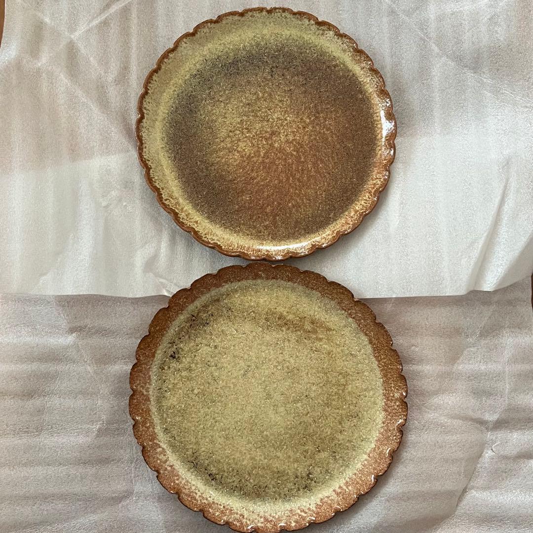 中尾哲彰　睦月銀河　組皿(2枚) 箱付き