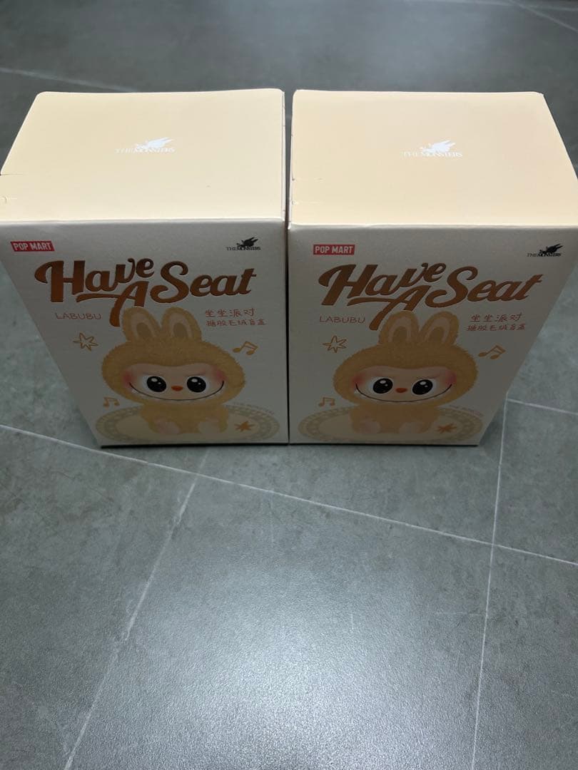 2ピース 未開封 POP MART ラブブ LABUBU Have a Seat