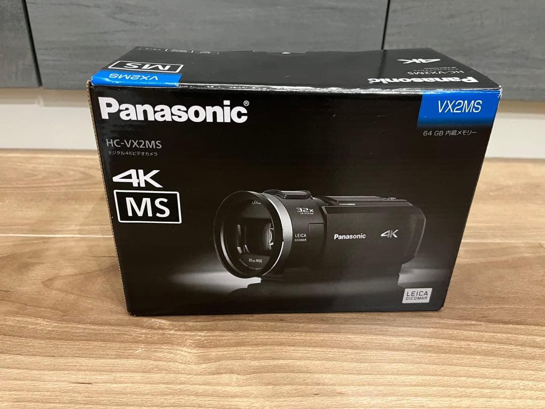 【美品】Panasonicデジタル4Kビデオカメラ　HC-VX2MS 付属品完備