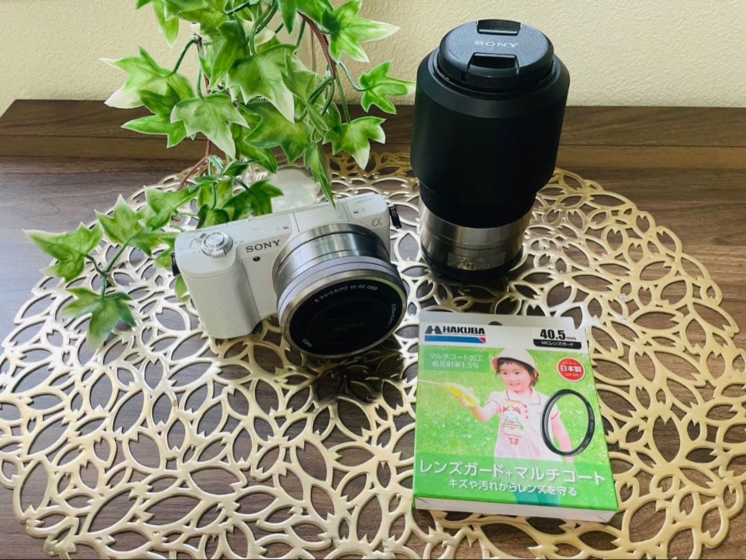 SONY α5100 ホワイト 本体ジャンク品　レンズ正常品