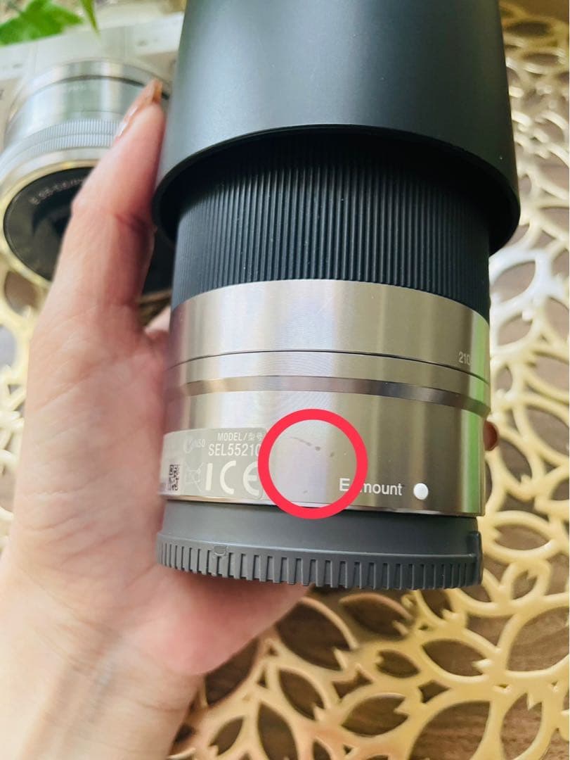 SONY α5100 ホワイト 本体ジャンク品　レンズ正常品