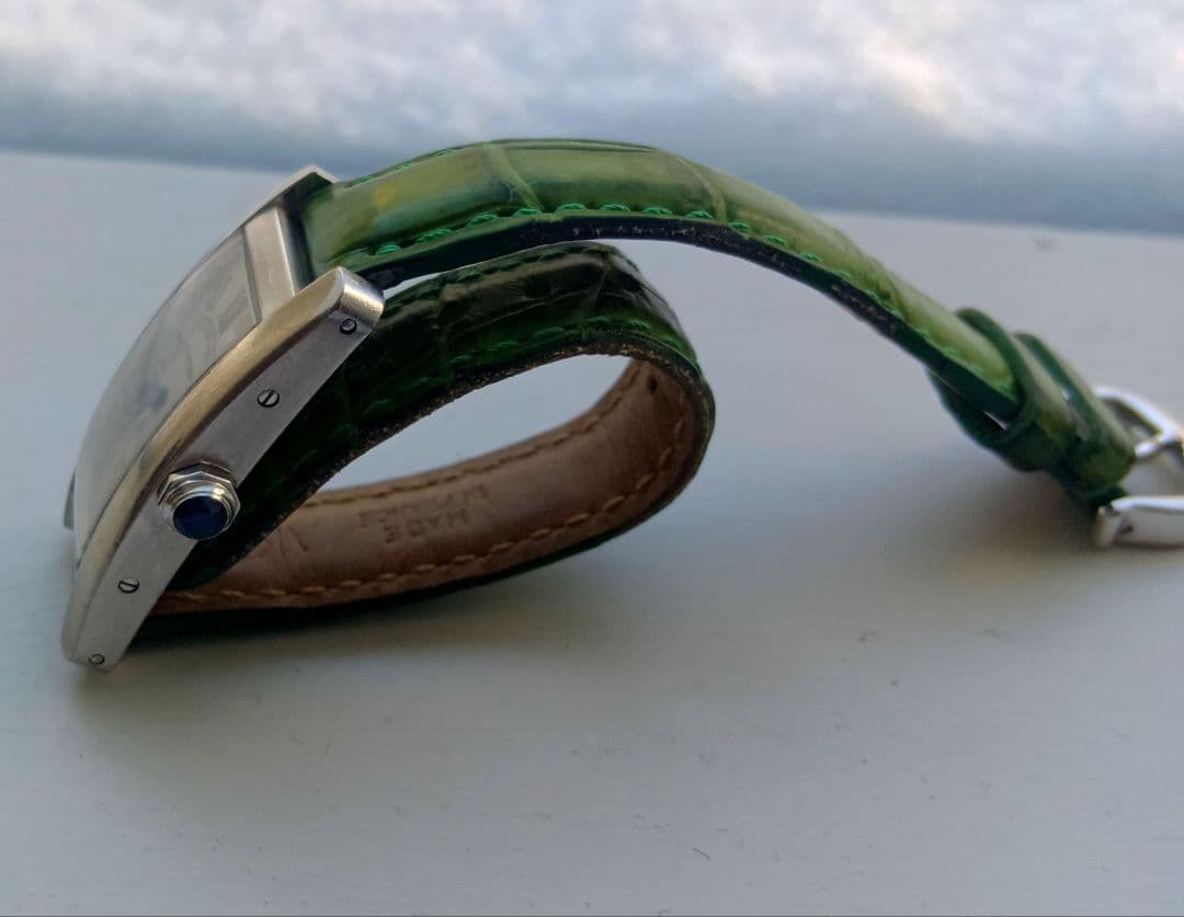 Cartier カルティエタンクアメリカン替えベルト付き