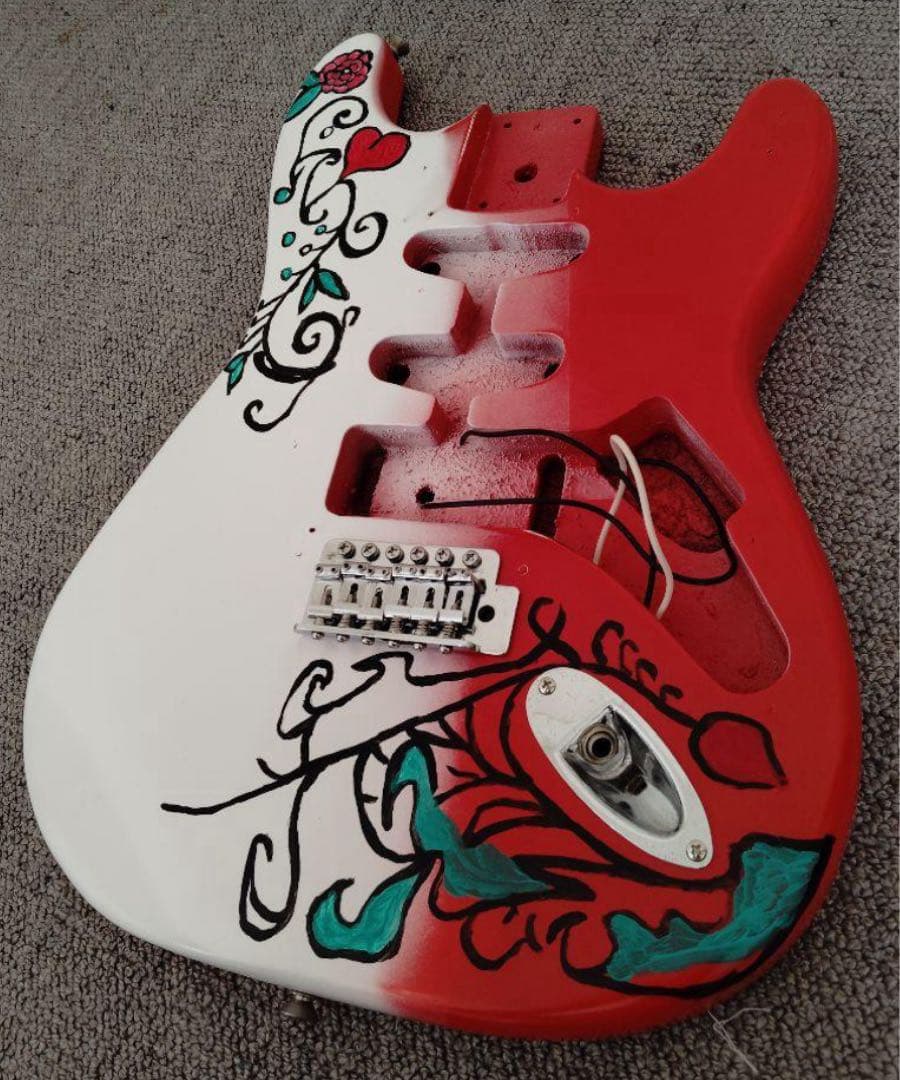 スクワイヤーStratocaster ジミヘンドリックス 風 カスタムペイント