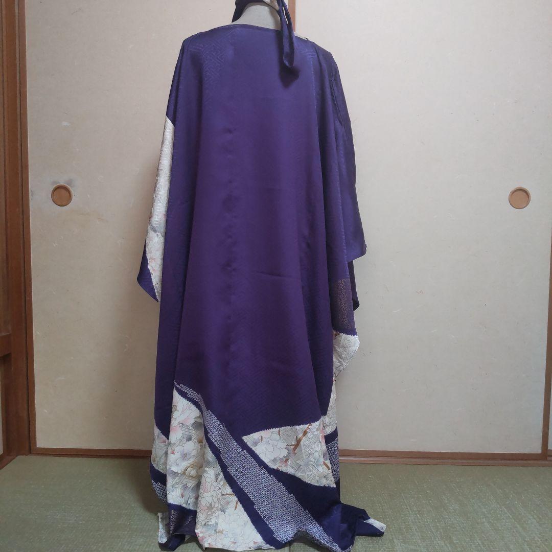 専用 正絹 絞り振袖 着物リメイク ロングドレス セミオーダー