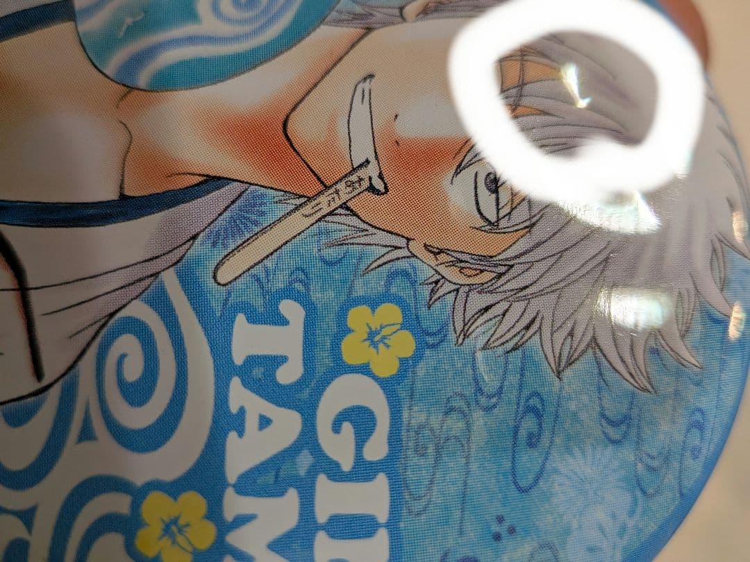 銀魂　坂田銀時　沖縄限定ジャンプステーション缶バッジ