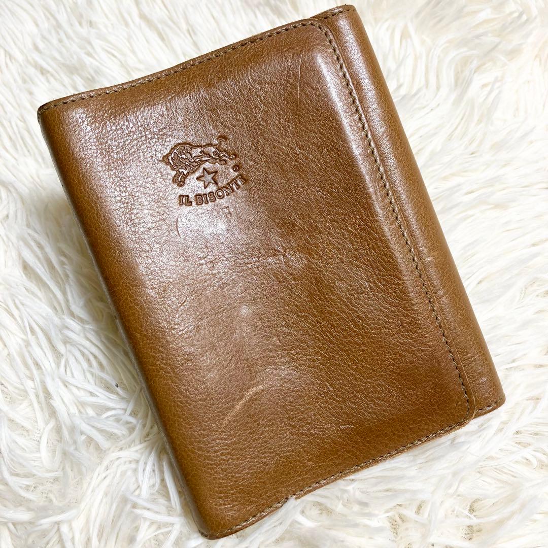 イルビゾンテ システム手帳 レザー ファスナー収納付き