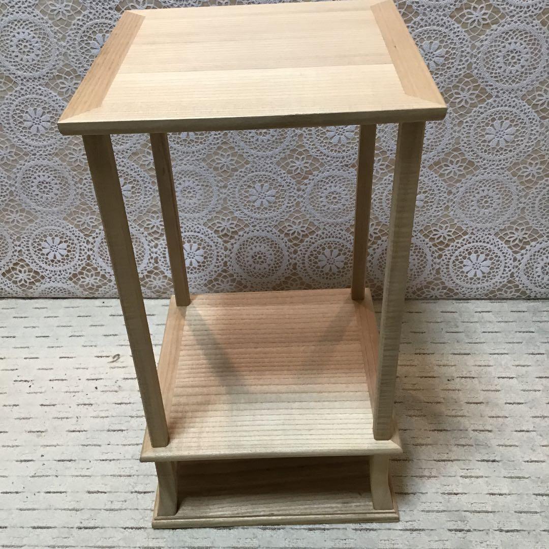 茶道具 小卓 桐小卓 指物師 宗慶 作 N73K