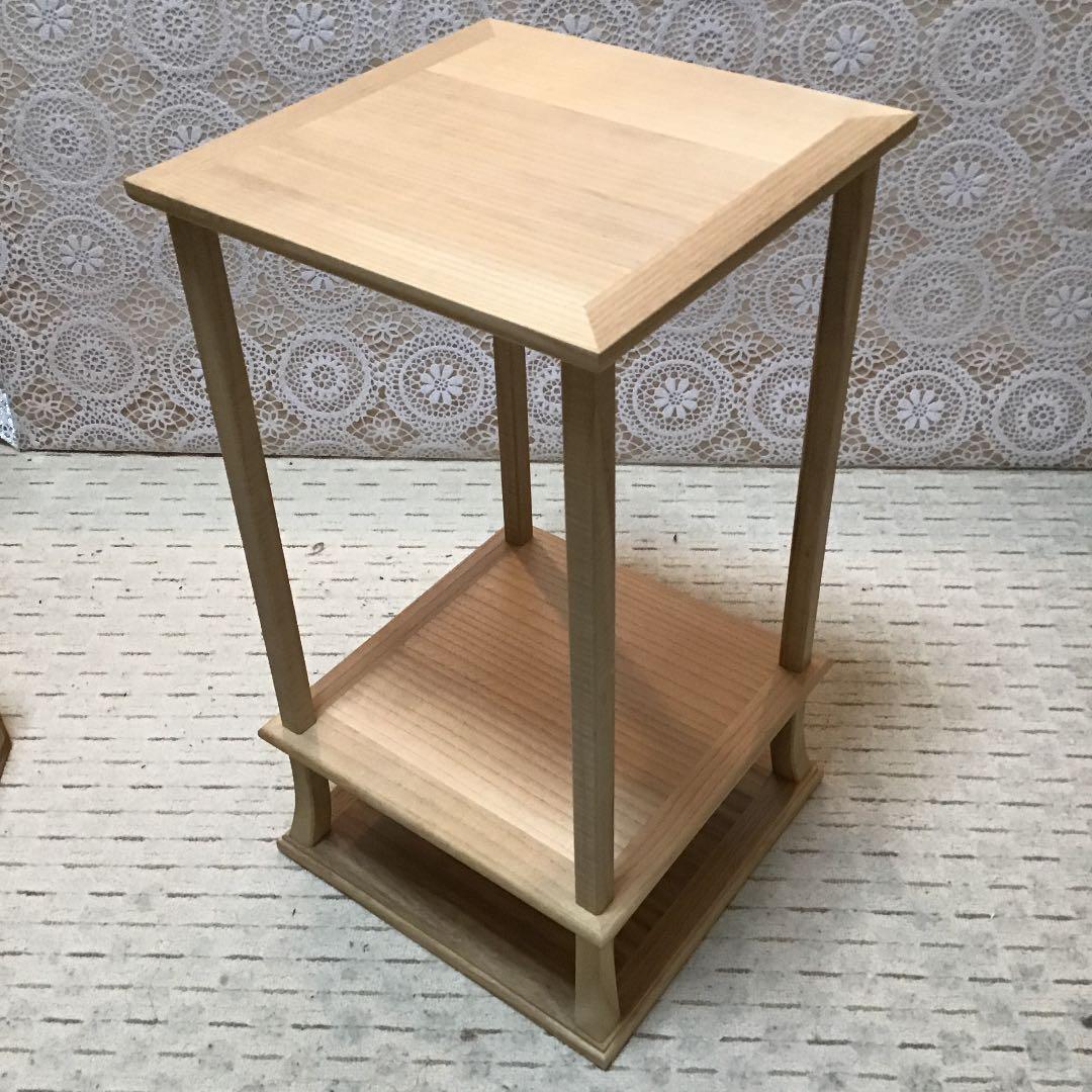 茶道具 小卓 桐小卓 指物師 宗慶 作 N73K