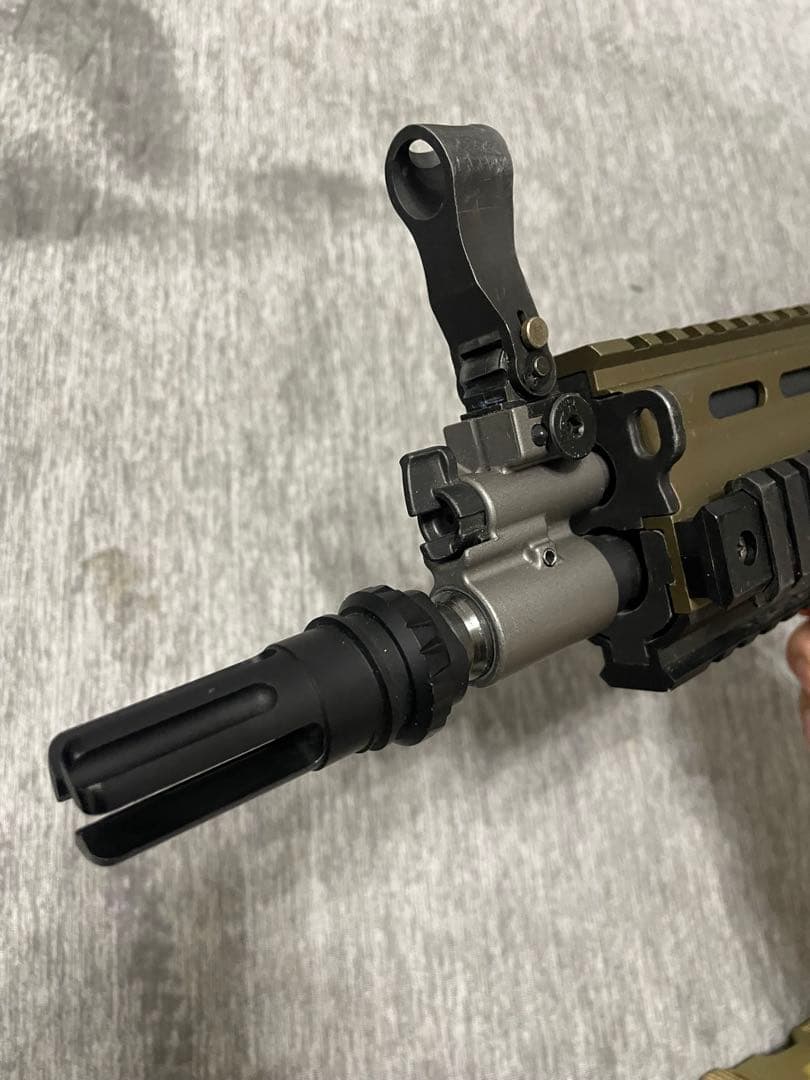 東京マルイ次世代電動ガンSCAR-L タンカラー　ブローバック、単・連射問題なし