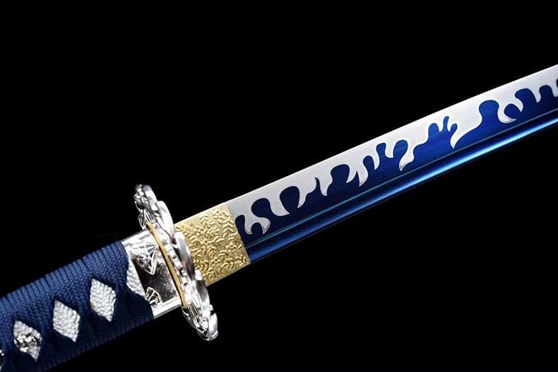 1069-武具 刀装具 日本刀　模造刀 居合刀 武士道 武蔵 鑑賞用 手鍛造打