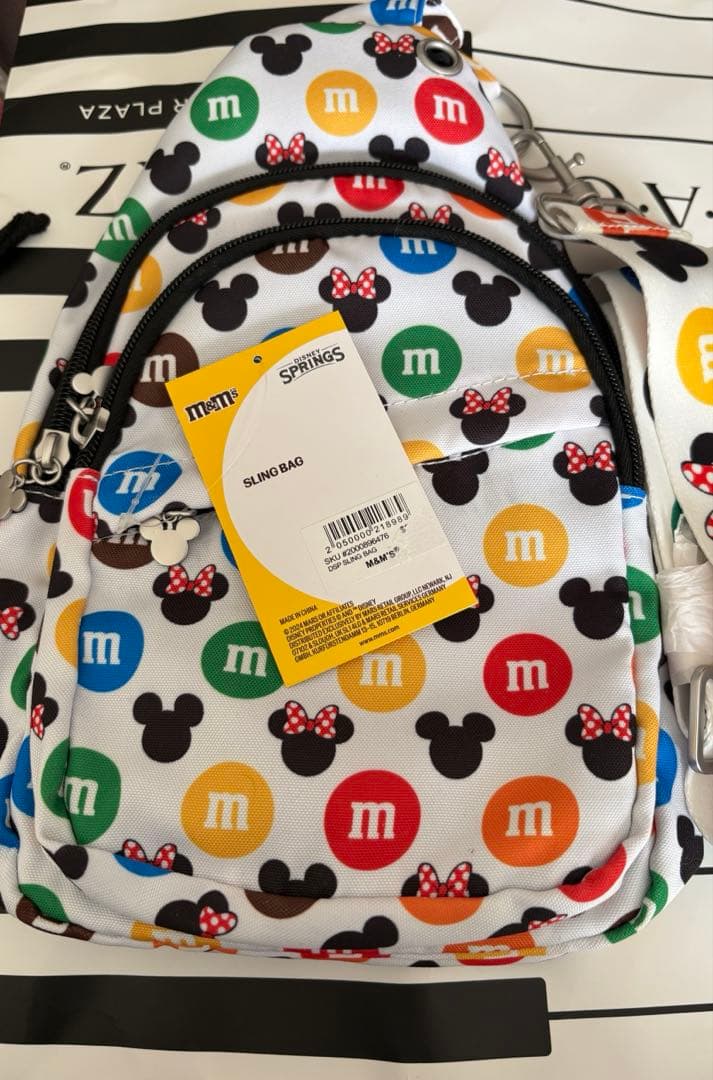 フロリダ　ディズニーワールド　限定　M&Ms ボディーバッグ
