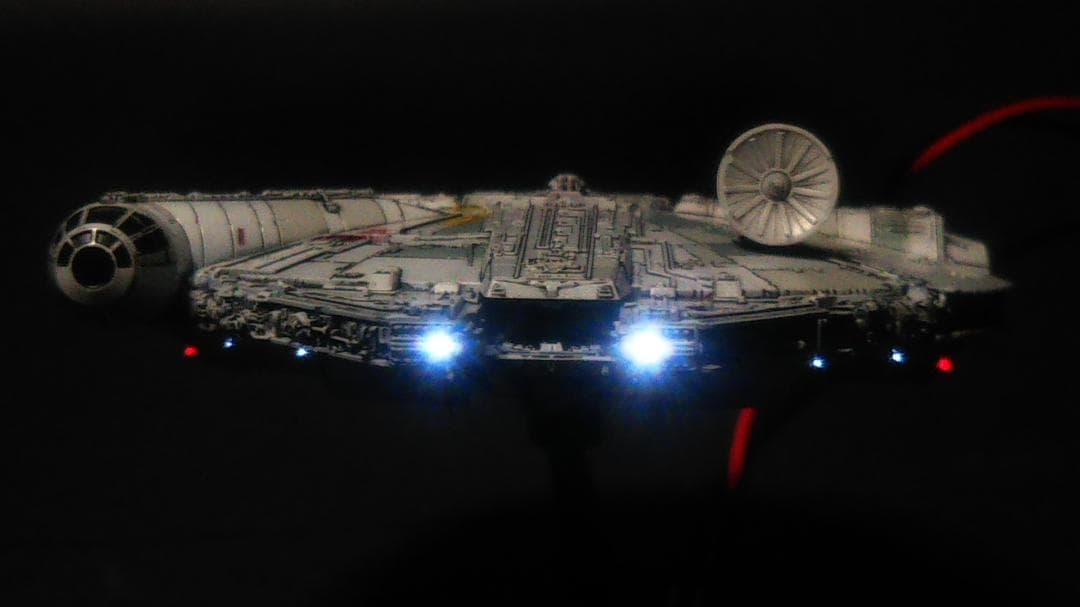 ミレニアムファルコン 電飾改修 完成品 ビークルモデル　1/350　管A3