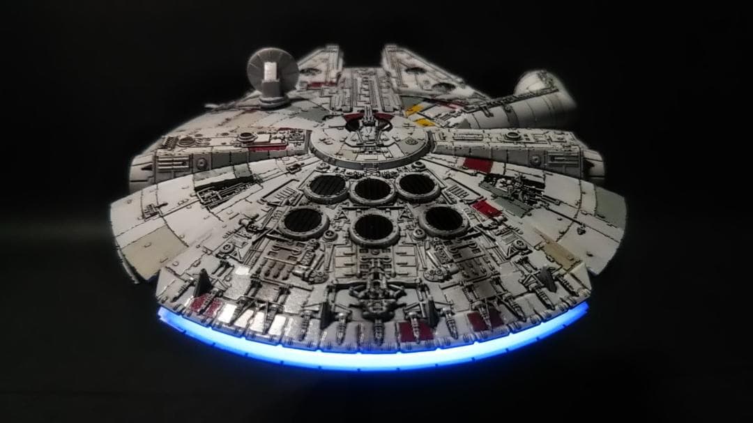 ミレニアムファルコン 電飾改修 完成品 ビークルモデル　1/350　管A3