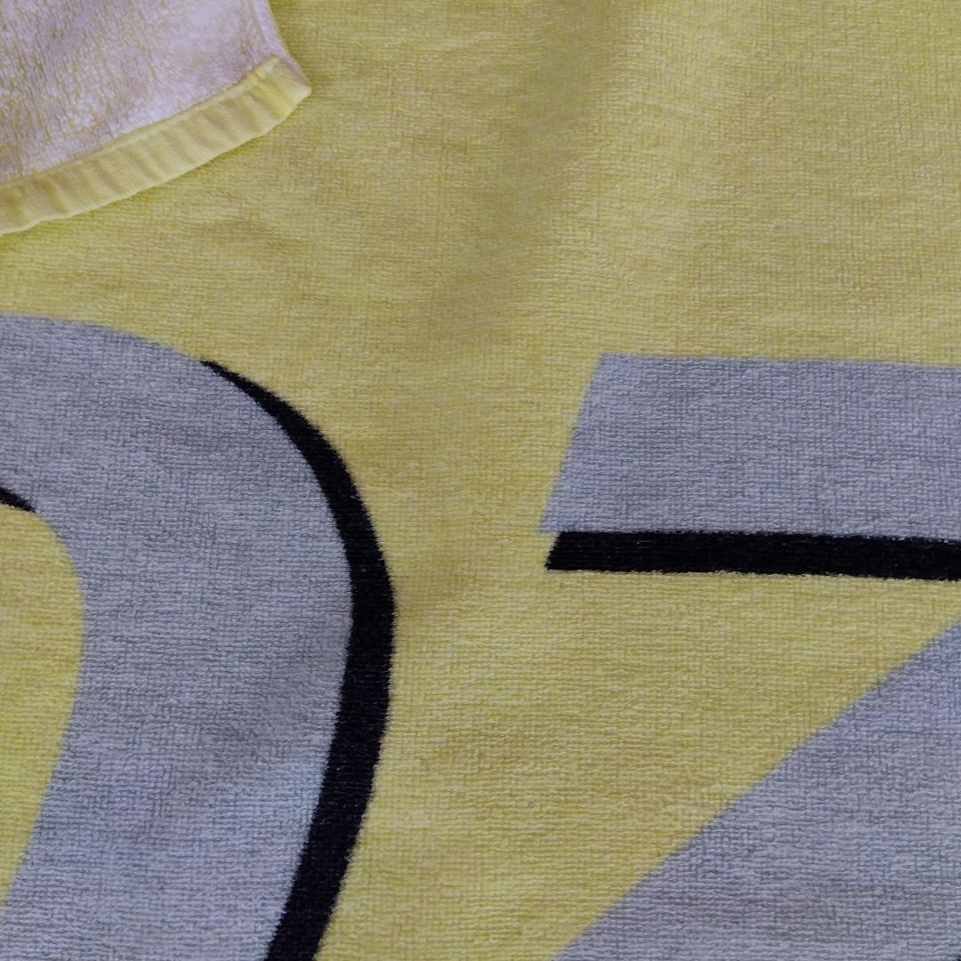 OZAKI 尾崎豊　大判バスタオル 　イエロー　38年以上前製　☆お値下げ☆