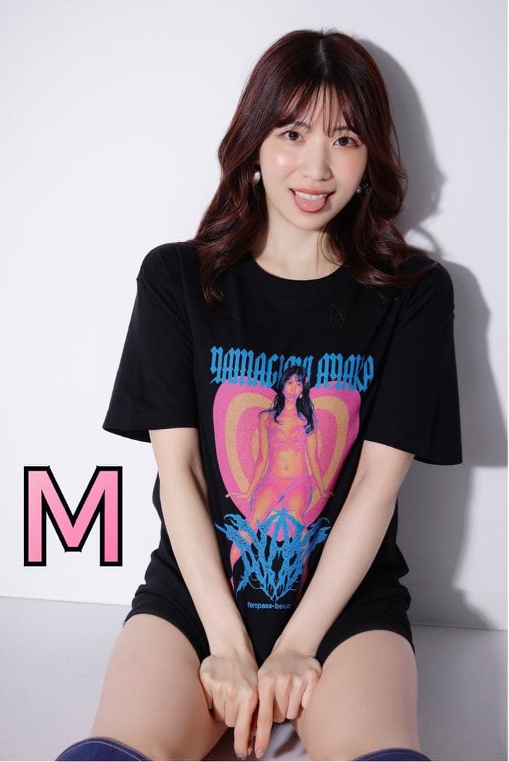 山岸あや花　Tシャツ　【YAMAGISHI AYAKA】 L TEE