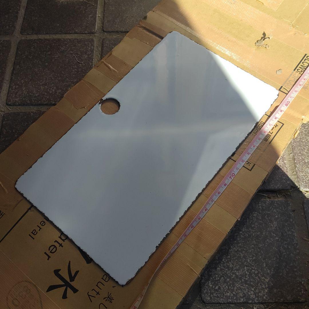 【サボ　愛称板】（表）しもきた SHIMOKITA（裏）白