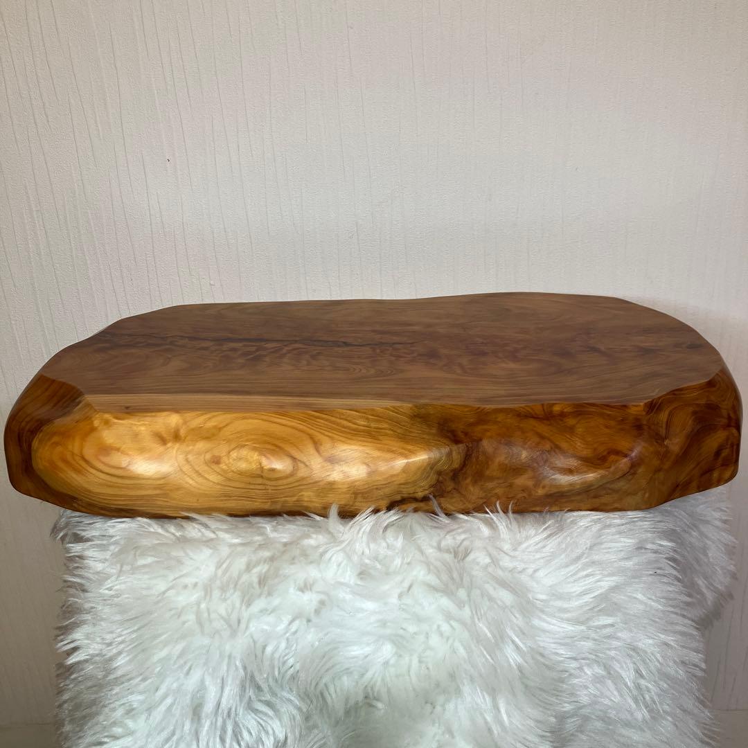 希少品　屋久杉飾り台　一枚板　屋久杉　置台　屋久杉工芸品　世界遺産　花台