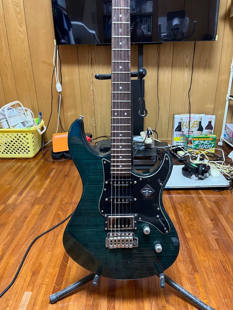 ヤマハエレキギターパシフィカ612 インディゴブルー(ソフトケース付き)