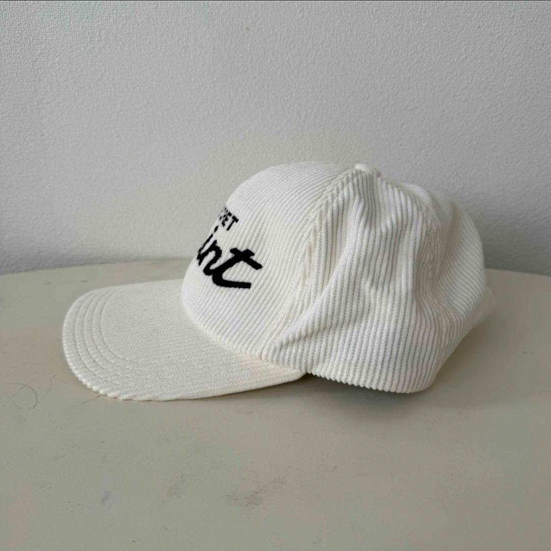 SAINT Mxxxxxx MICHAEL コーデュロイキャップ 白
