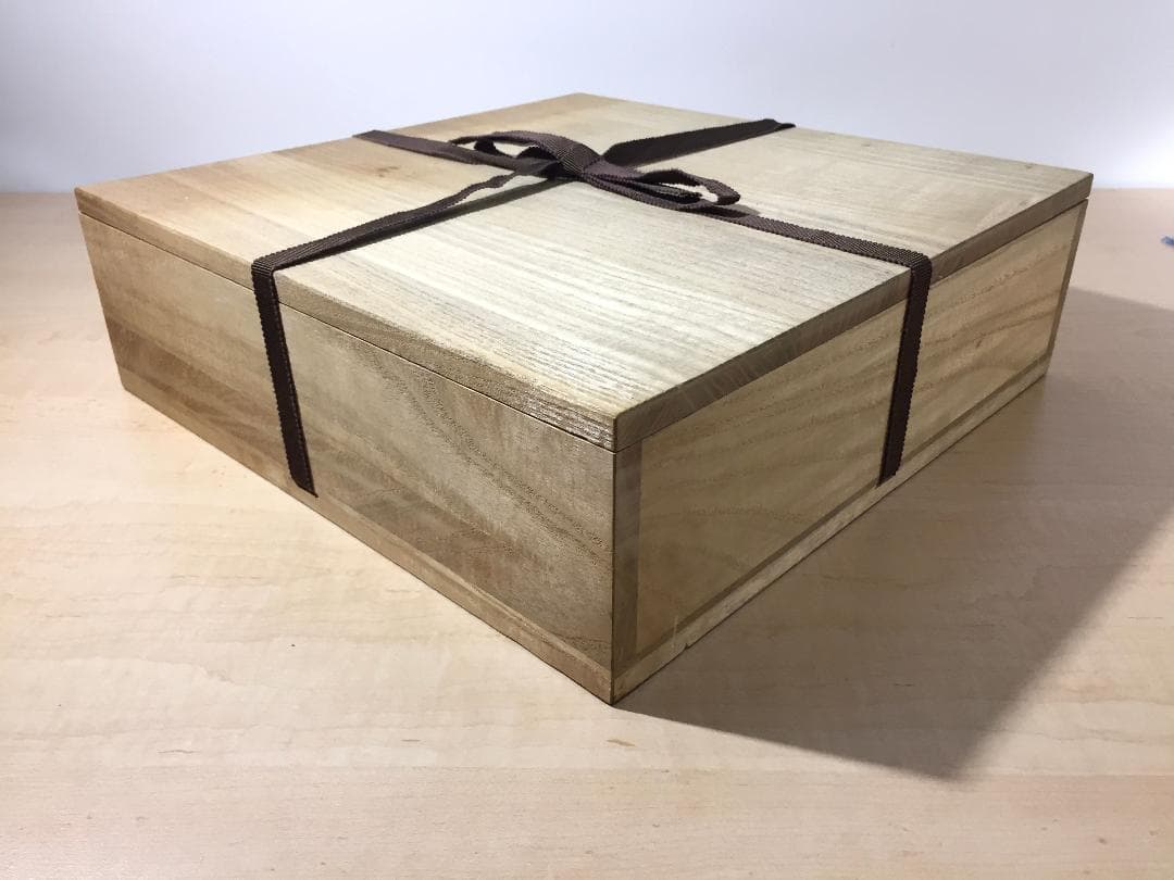 木村一郎 巨匠 益子焼 「黄釉梅花文皿」木村充織箱 大皿 28.9cm 茶道具