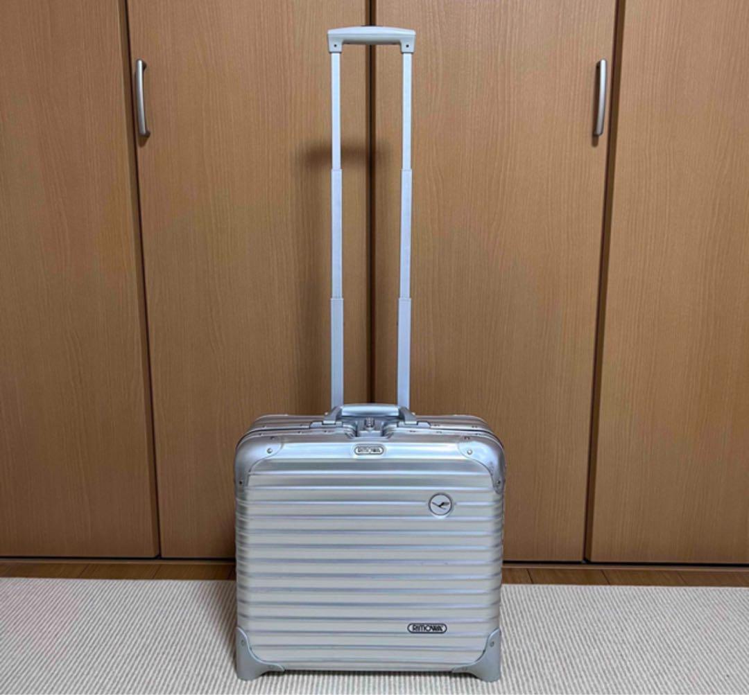 廃版希少☆人気☆黒ロゴ☆リモワ ルフトハンザ ビジネストロリー 28L 2輪