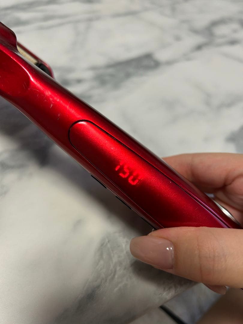 radiant ストレートヘアアイロン レッド