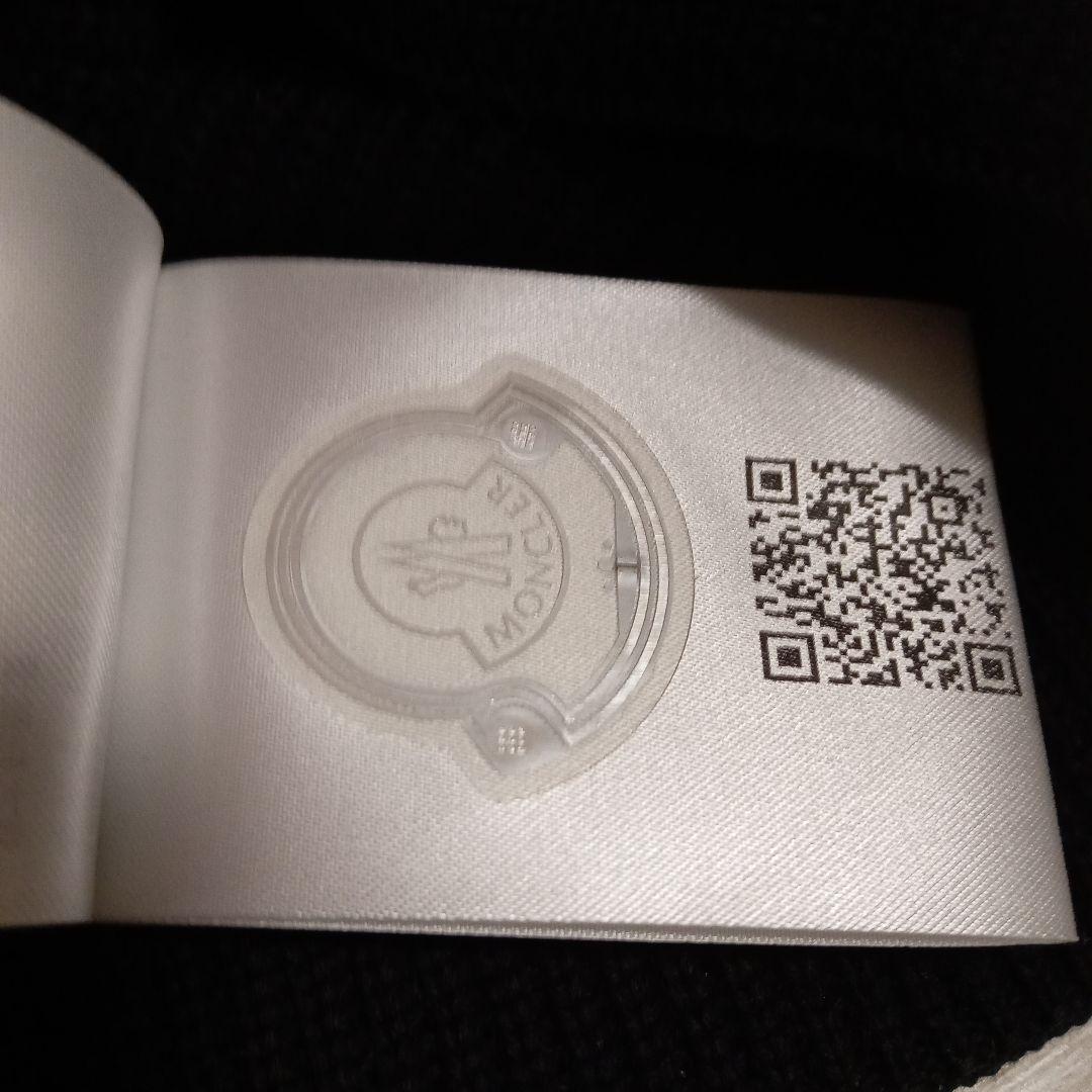 MONCLER ブラック ニット帽 サイズL