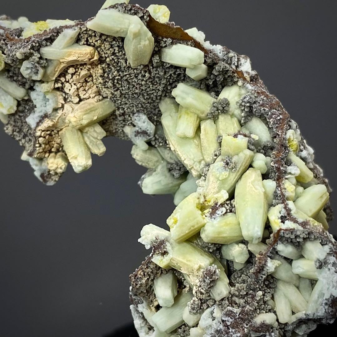 プルンボグマイト　鉛ゴム石　鉱物標本　原石鉱石　天然石　ストーン　バイカラー