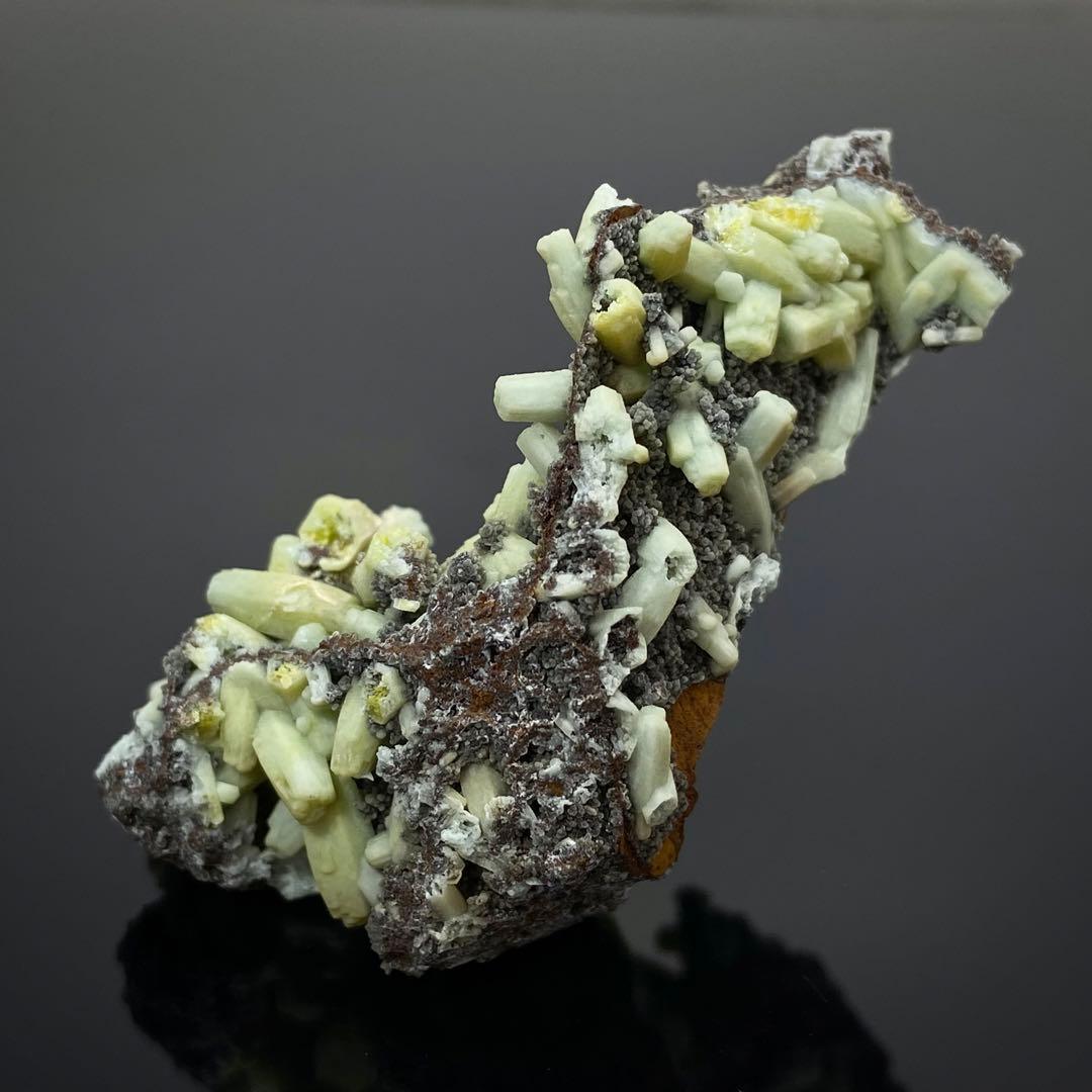 プルンボグマイト　鉛ゴム石　鉱物標本　原石鉱石　天然石　ストーン　バイカラー