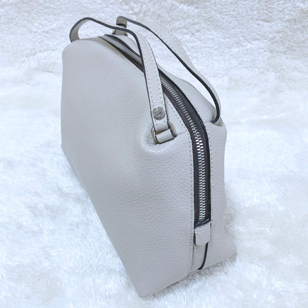 ほぼ未使用♪ジャンニキャリーニ アリファM 2way グレージュ