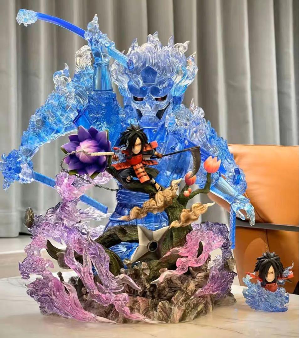 NARUTOナルト うちはマダラ ガレージキット ガレキ スタチュー②④