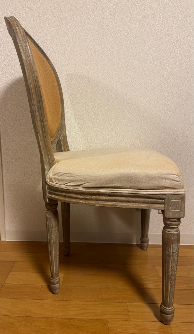 【匿名配送】ルイ16世様式アームレスチェア★Louis XVI style ②