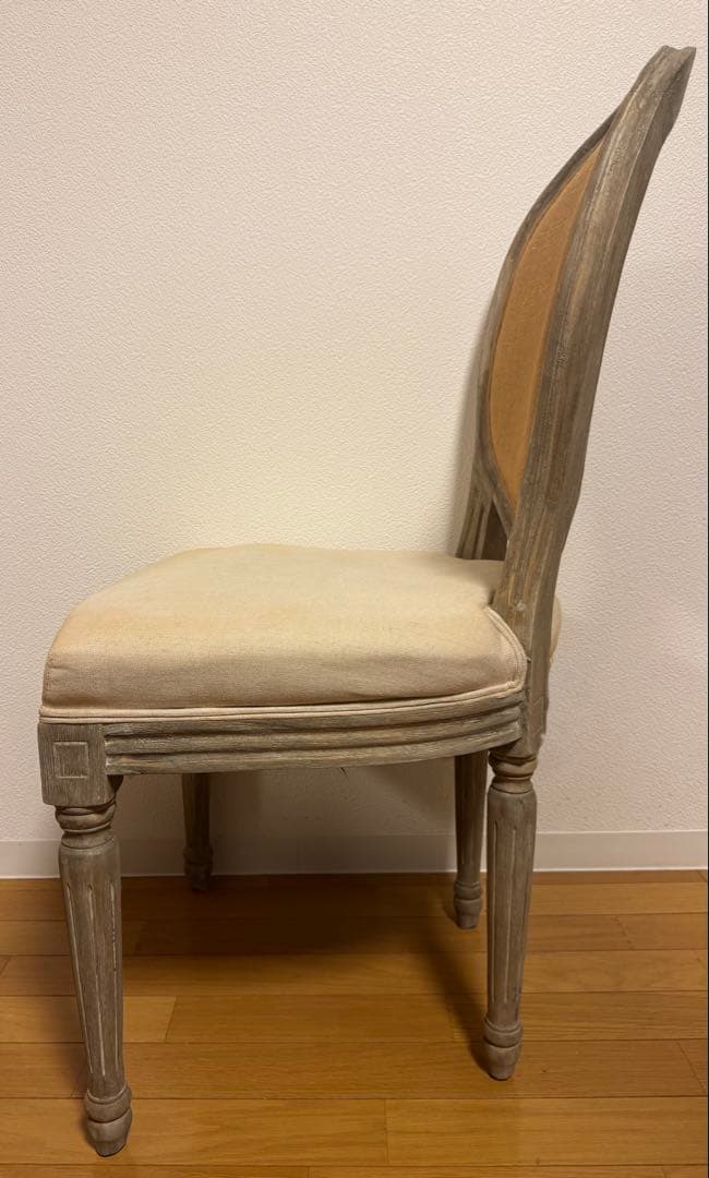 【匿名配送】ルイ16世様式アームレスチェア★Louis XVI style ②