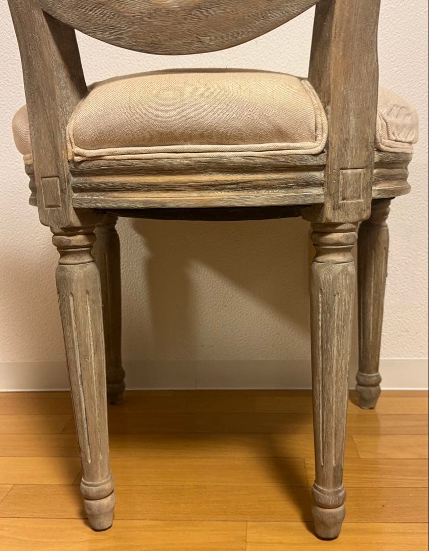 【匿名配送】ルイ16世様式アームレスチェア★Louis XVI style ②