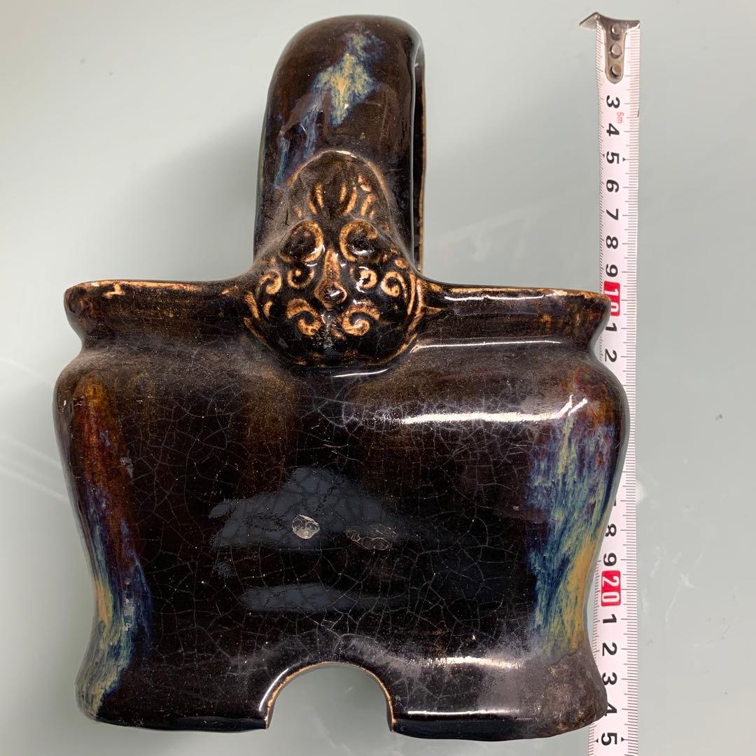 時代物　大型　日本陶器　旧家整理　用途に詳細不明　約1920グラム