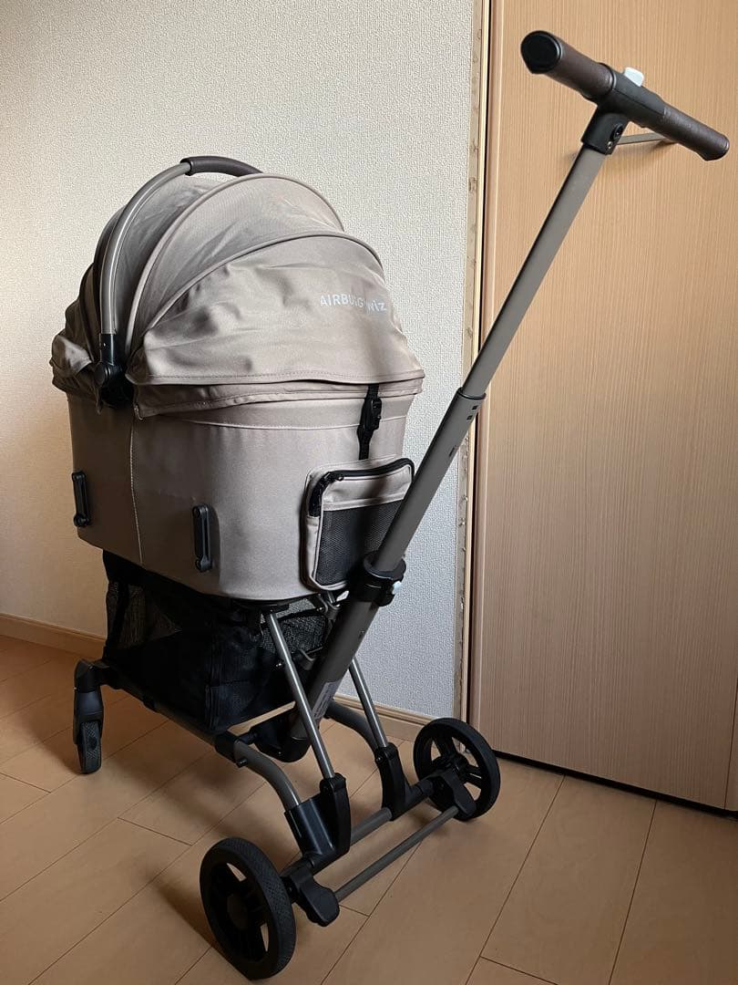 ベージュ 折りたたみ式 ペットカート