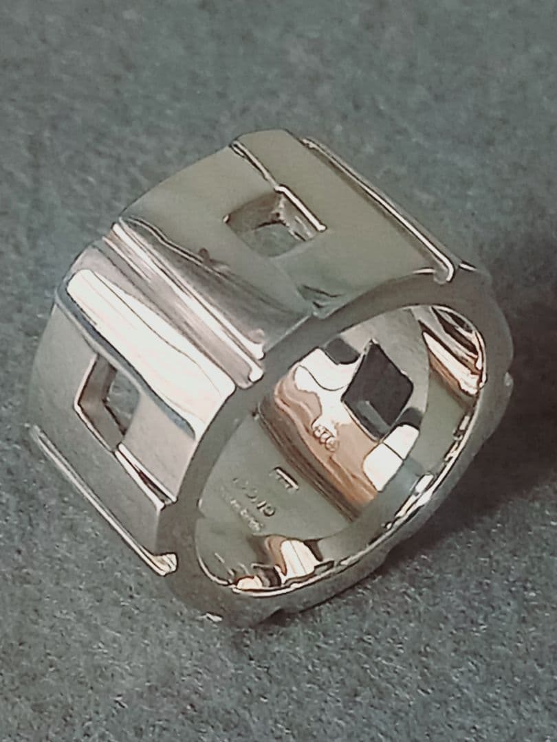 美品 GUCCI グッチ モダニスト シルバーリング