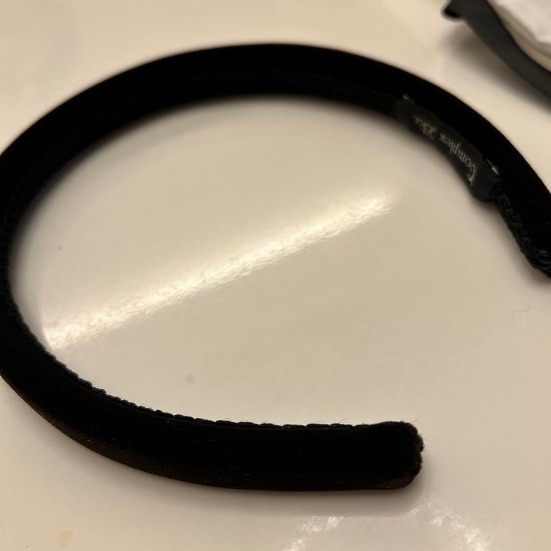 コンプレックスビズ　ソフトエレガントベルベット フレキシフィットヘアバンド