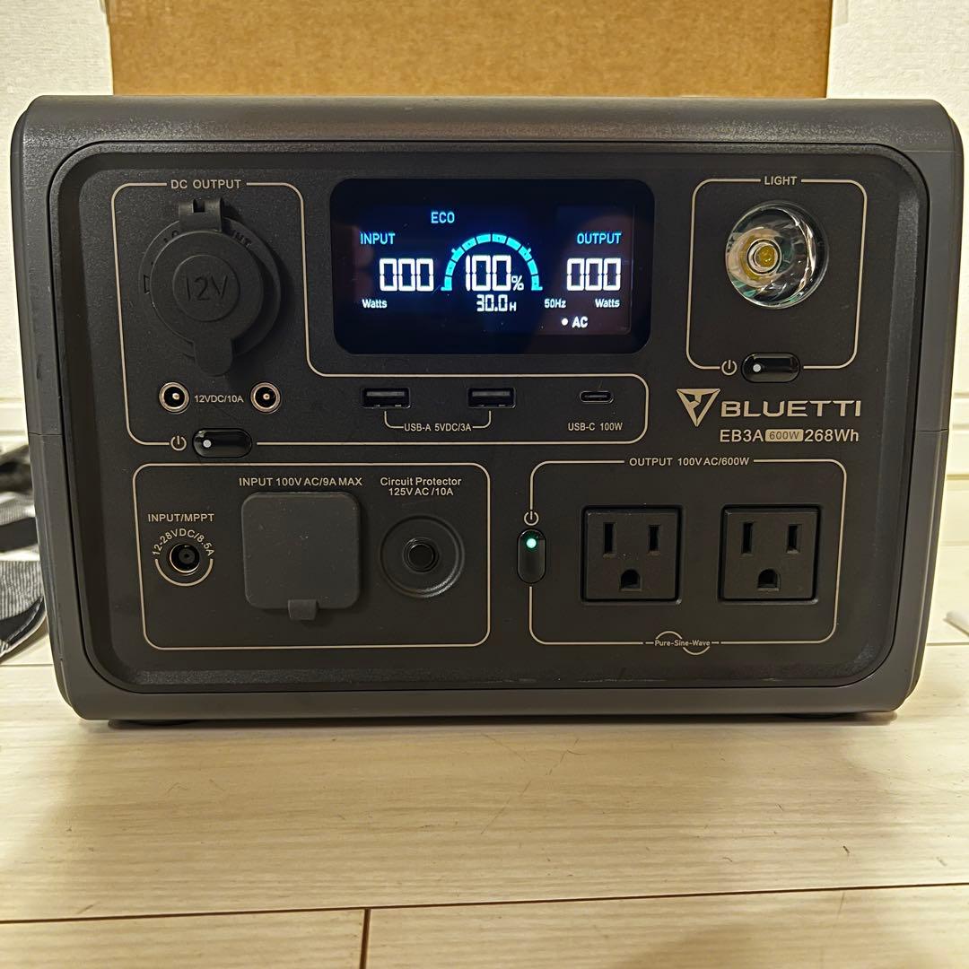BLUETTI EB3A ポータブル電源 268Wh