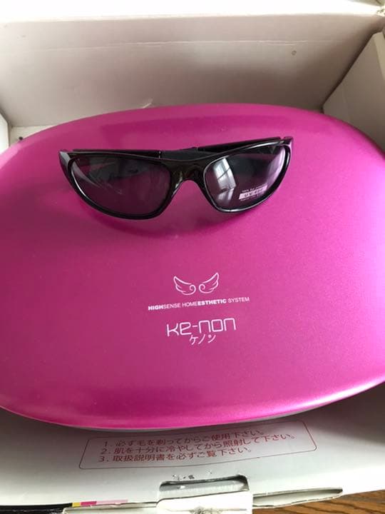 ケノン　脱毛器　ピンク　カートリッジ付き