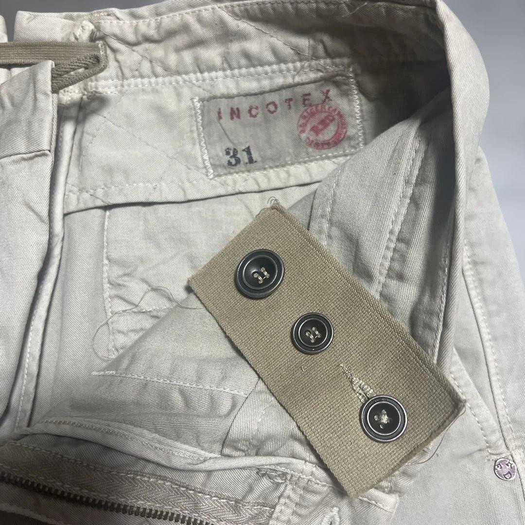 ✨新品・未使用✨ INCOTEX インコテックス チノパン ベージュ 31インチ
