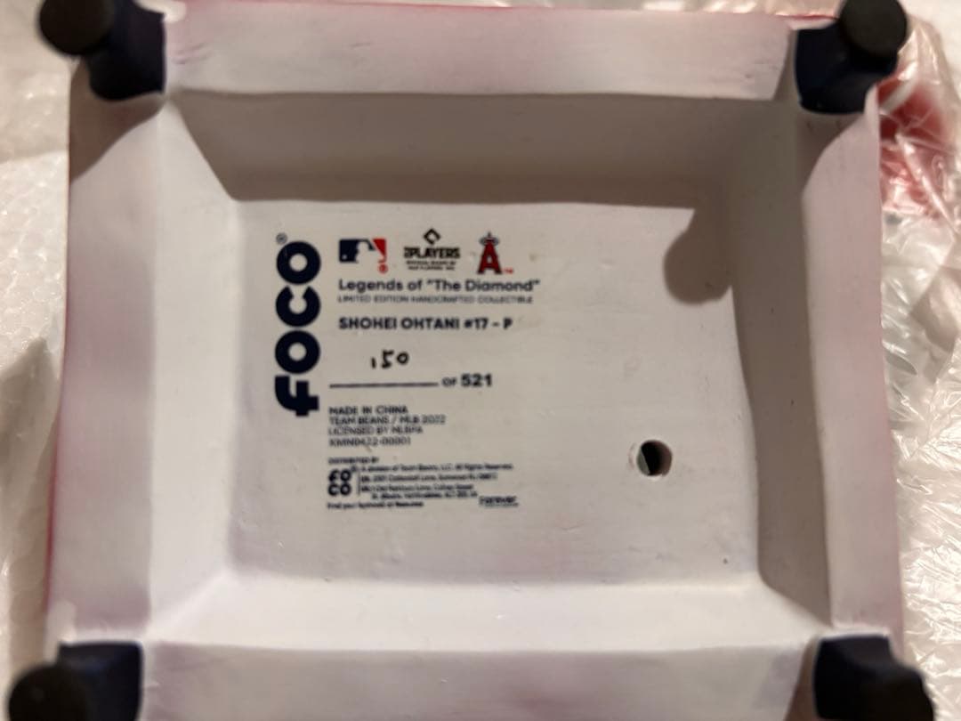 大谷翔平FOCOロサンゼルス・エンゼルス ボブルヘッドフィギュア ロット#150