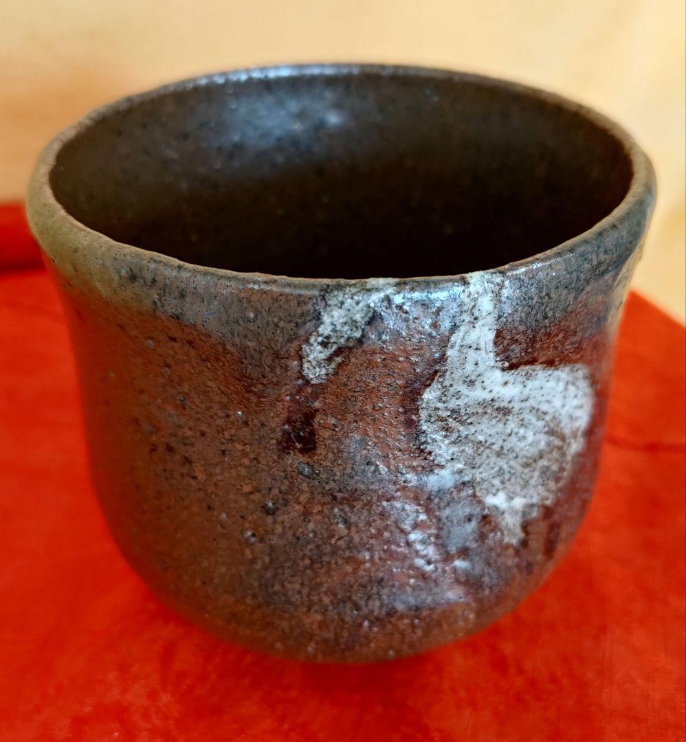 布志名焼茶碗 名工土屋善八郎 松平不昧 立鶴柄 島根県松江市雲善窯 茶碗 木箱入